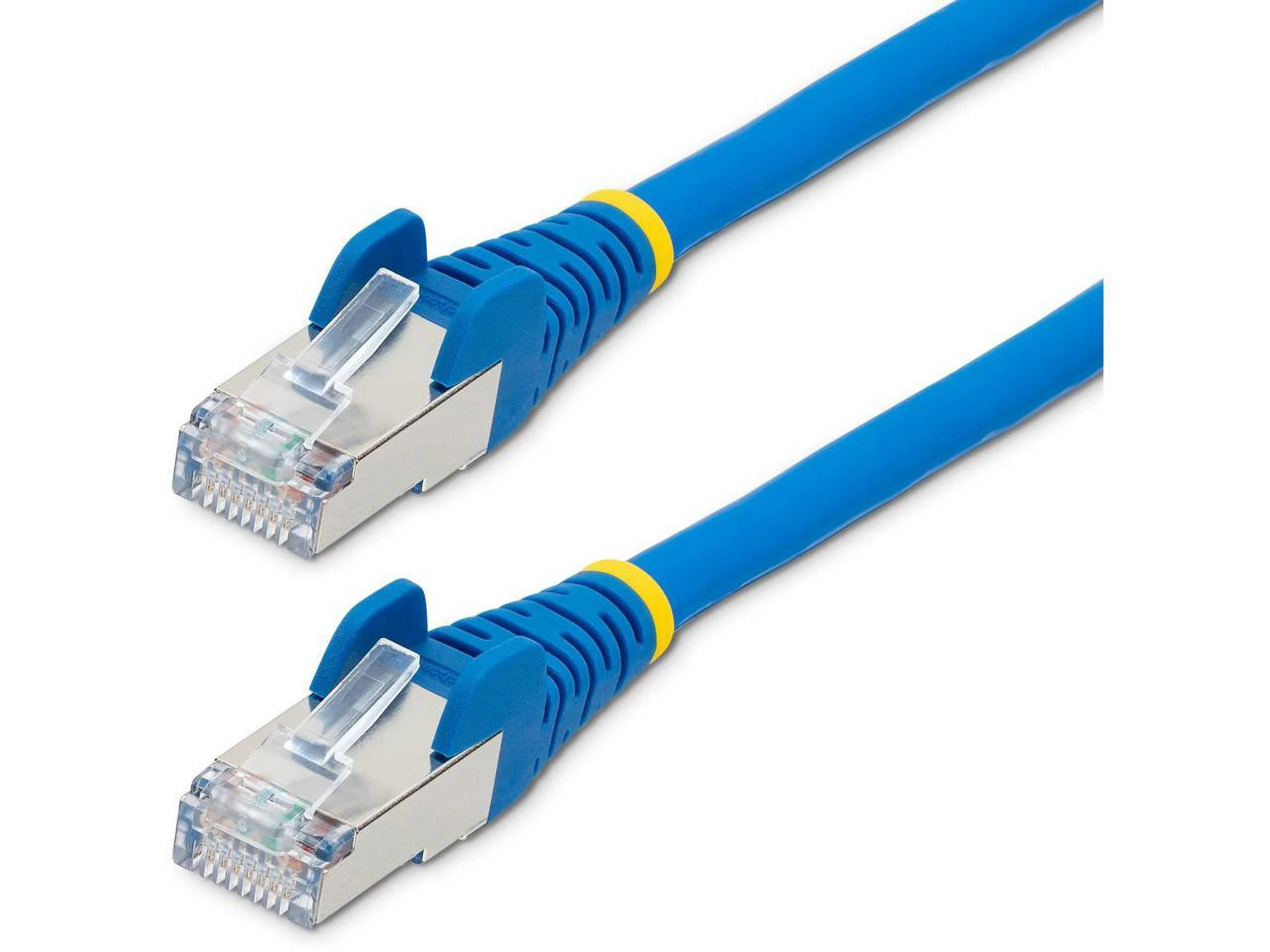 STARTECH NLBL-20F-CAT6A-PATCH — 20FT CAT6A ETHERNET CABLE - BLUE - LOW SMOKE ZERO HALOGEN (LSZH) - 10GBE 500MHZ