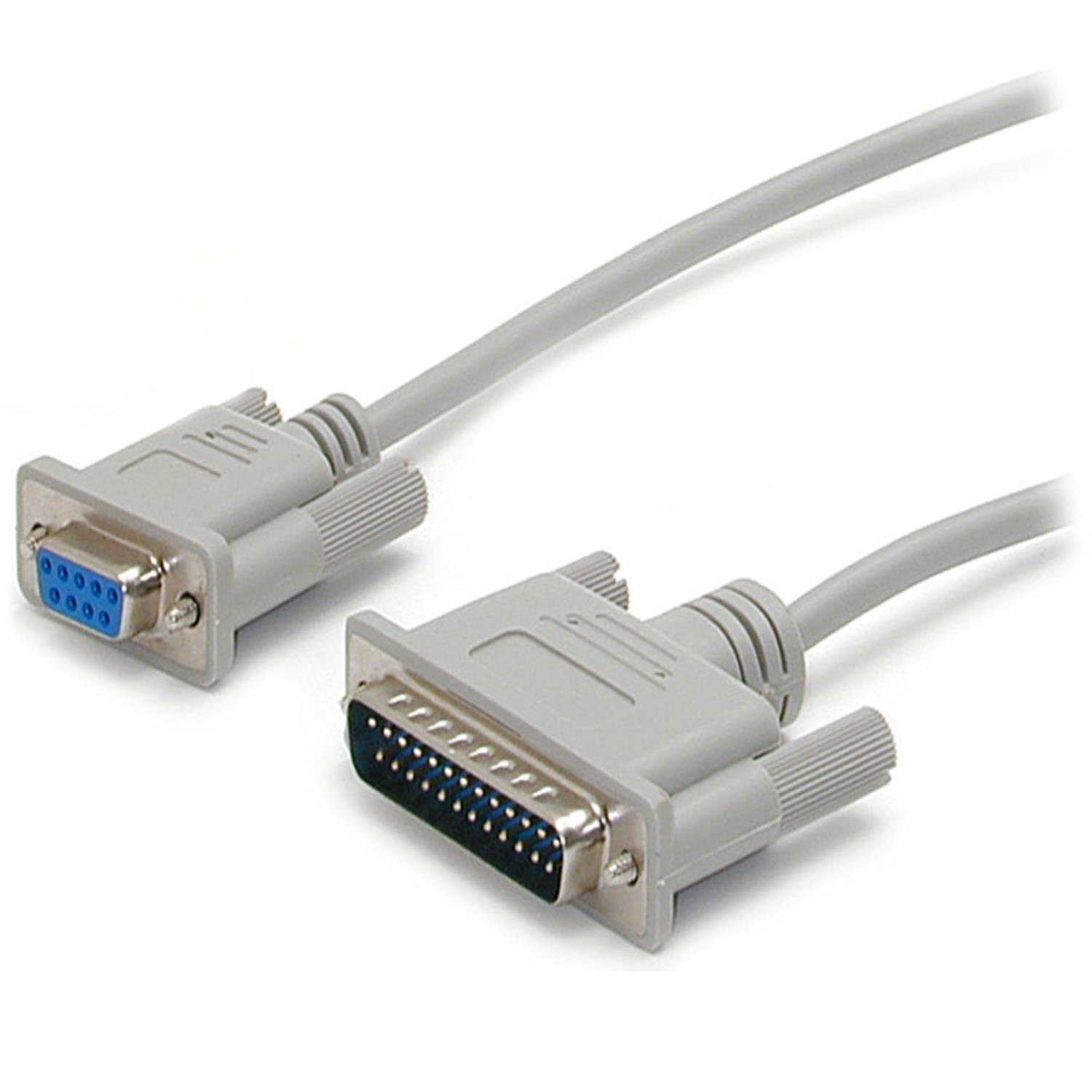 STARTECH SCNM925FM — THIS 10FT CROSS WIRED SERIAL/NULL MODEM CABLE FEATURES ONE DB9 FEMALE AND ONE DB