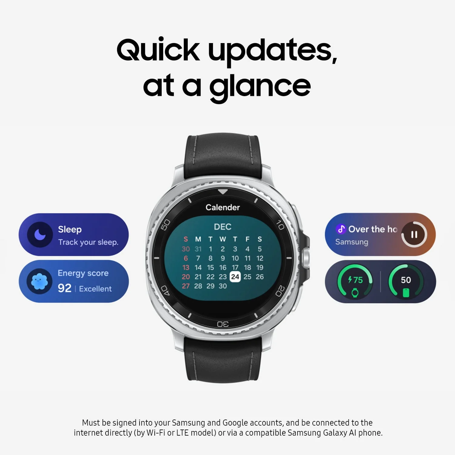 SAMSUNG SM-L500NZKAXAA — GALAXY WATCH8 CLASSIC BT - BLACK