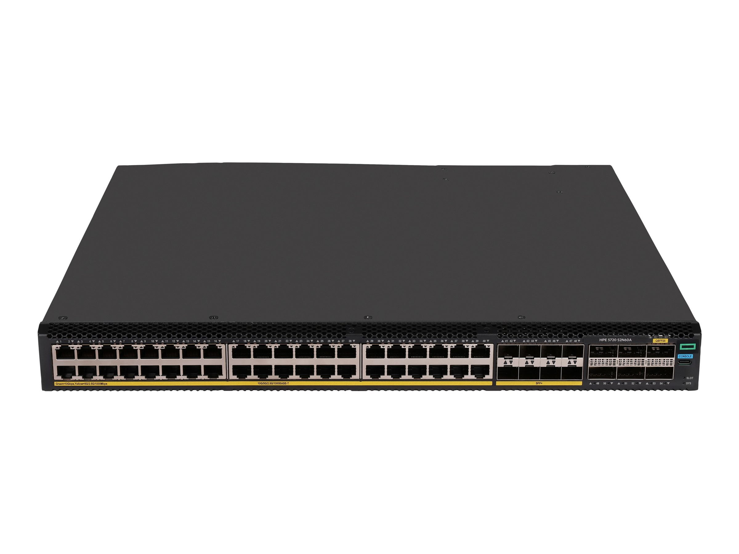 HPE S2N60A — HPE NW CW SW 40T 8P 6C 5720 Switch