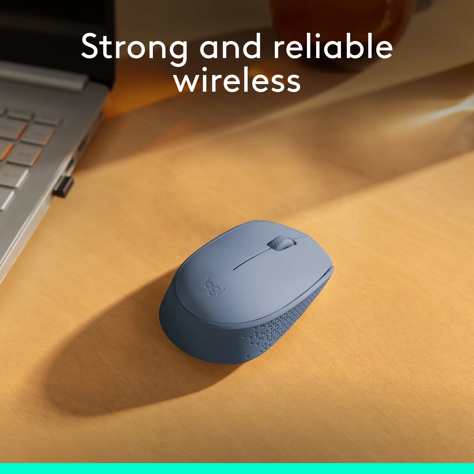 Logitech 910-006863 — M170 WIRELESS MOUSE (BLUE GREY).