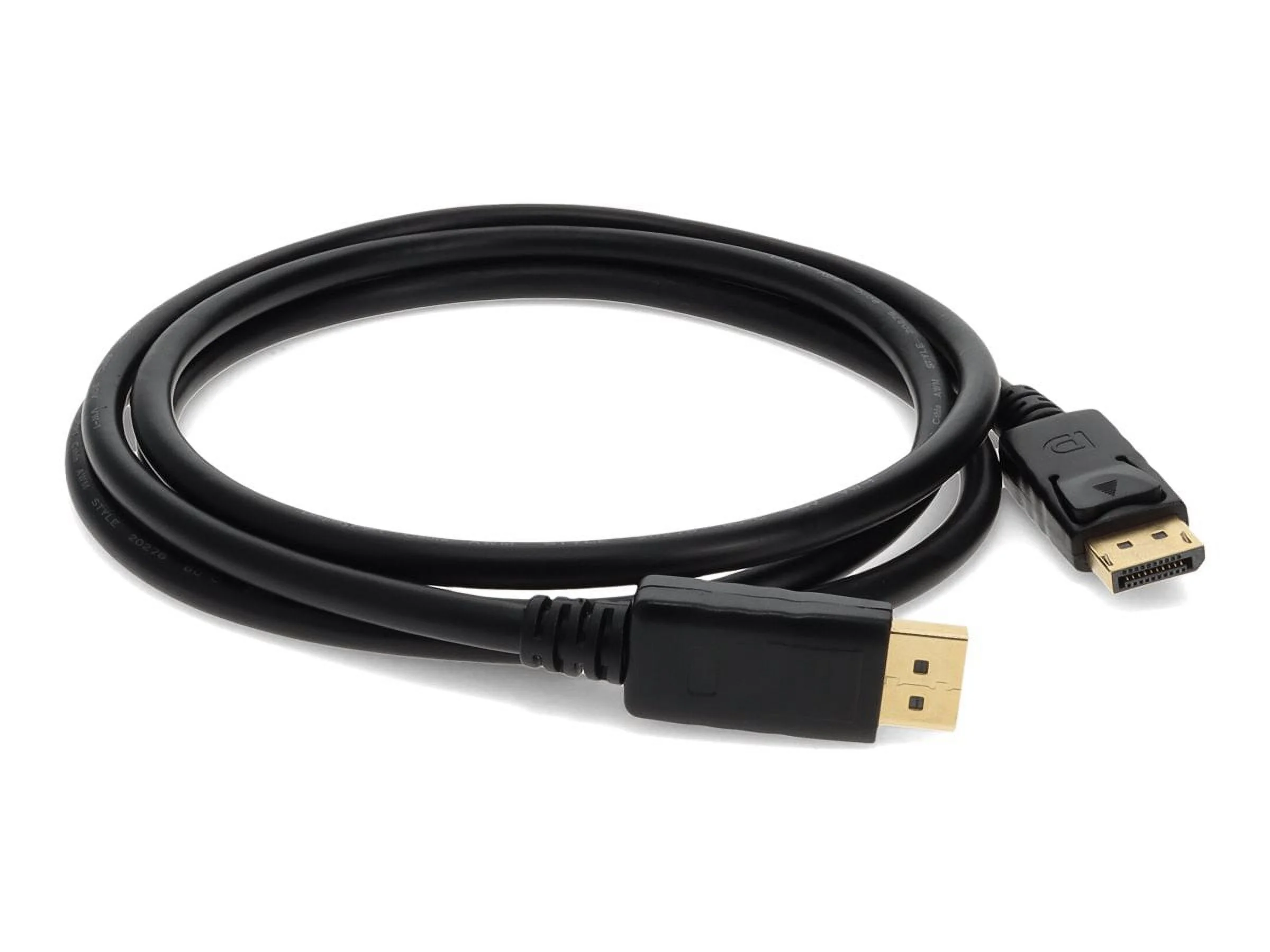 ADDON DISPLAYPORT1M — ADDON 1M DISPLAYPORT 1.2 MALE TO MALE BLACK CABLE MAX RESOLUTION UP TO 3840X2160