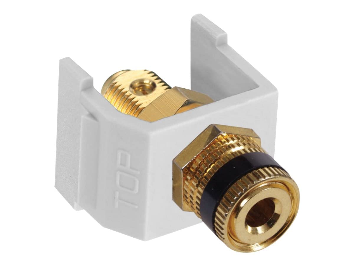 Hubbell SFSPGBKW — SNAP-FIT, BK SPKR POST,WH HOUSING