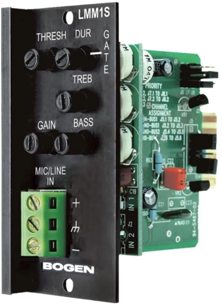 Bogen LMM1S — Bogen Line/Mic Input Module for Audio Systems