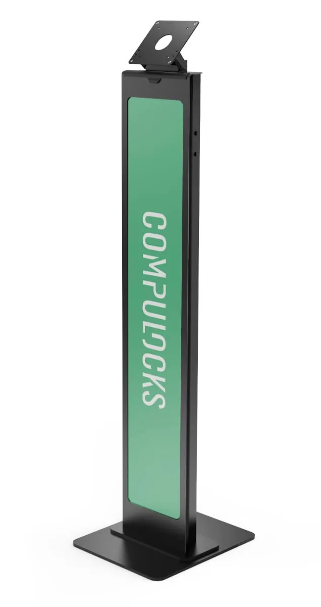 Compu-Lock 140B — VESA BRANDABLE FLOOR STAND BLACK