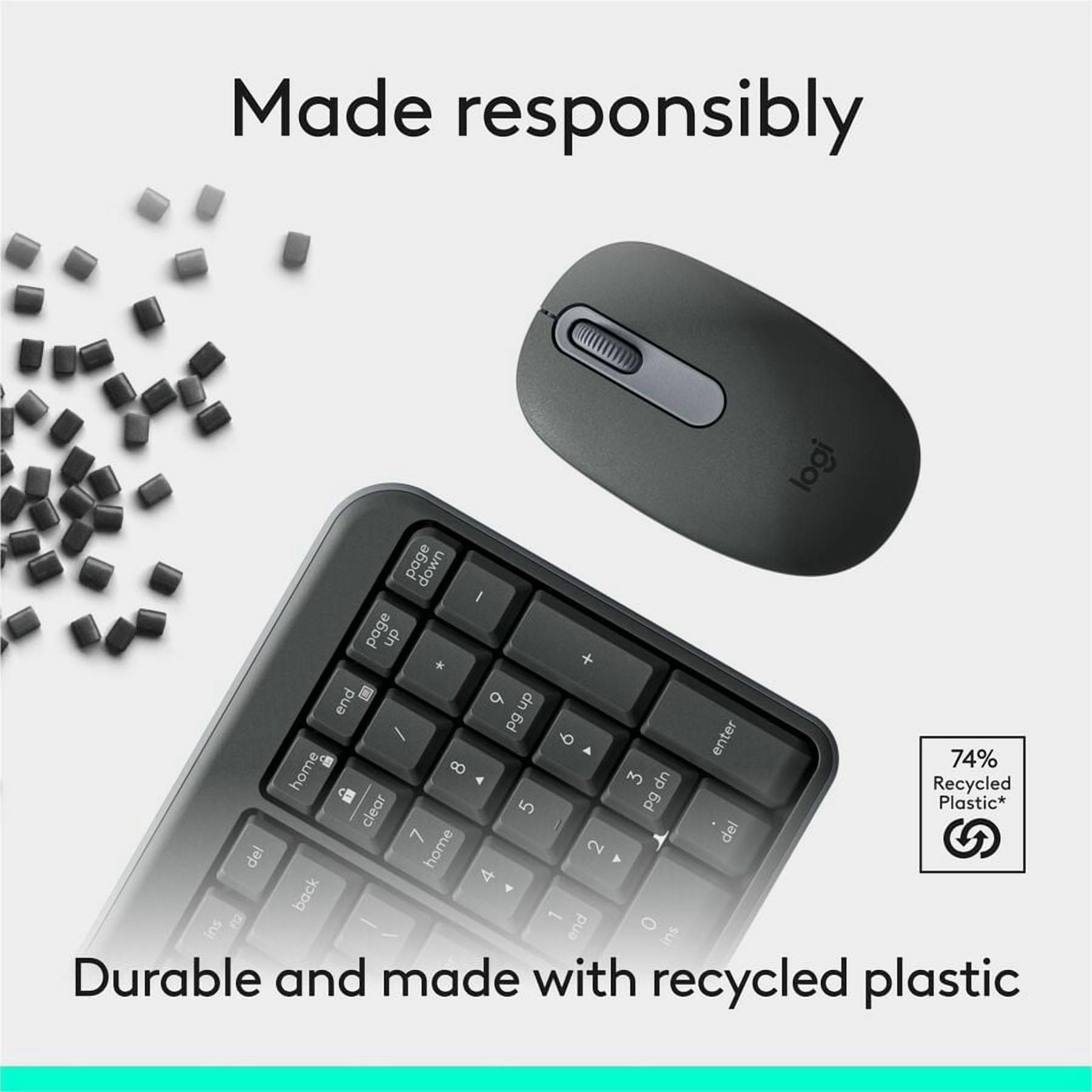 Logitech 920-013510 — MK250 BLUETOOTH WIRELESS MOUSE AND KEYBOARD COMBO (GRAPHITE)