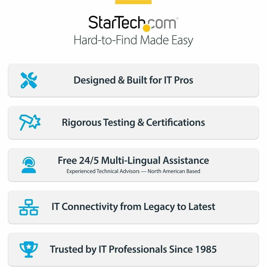 STARTECH HDMI21-CBL-8K60-50CM — 50CM (1.6FT) CERTIFIED ULTRA HIGH SPEED HDMI CABLE, 8K 60HZ/4K 120HZ, HDMI 2.1 C