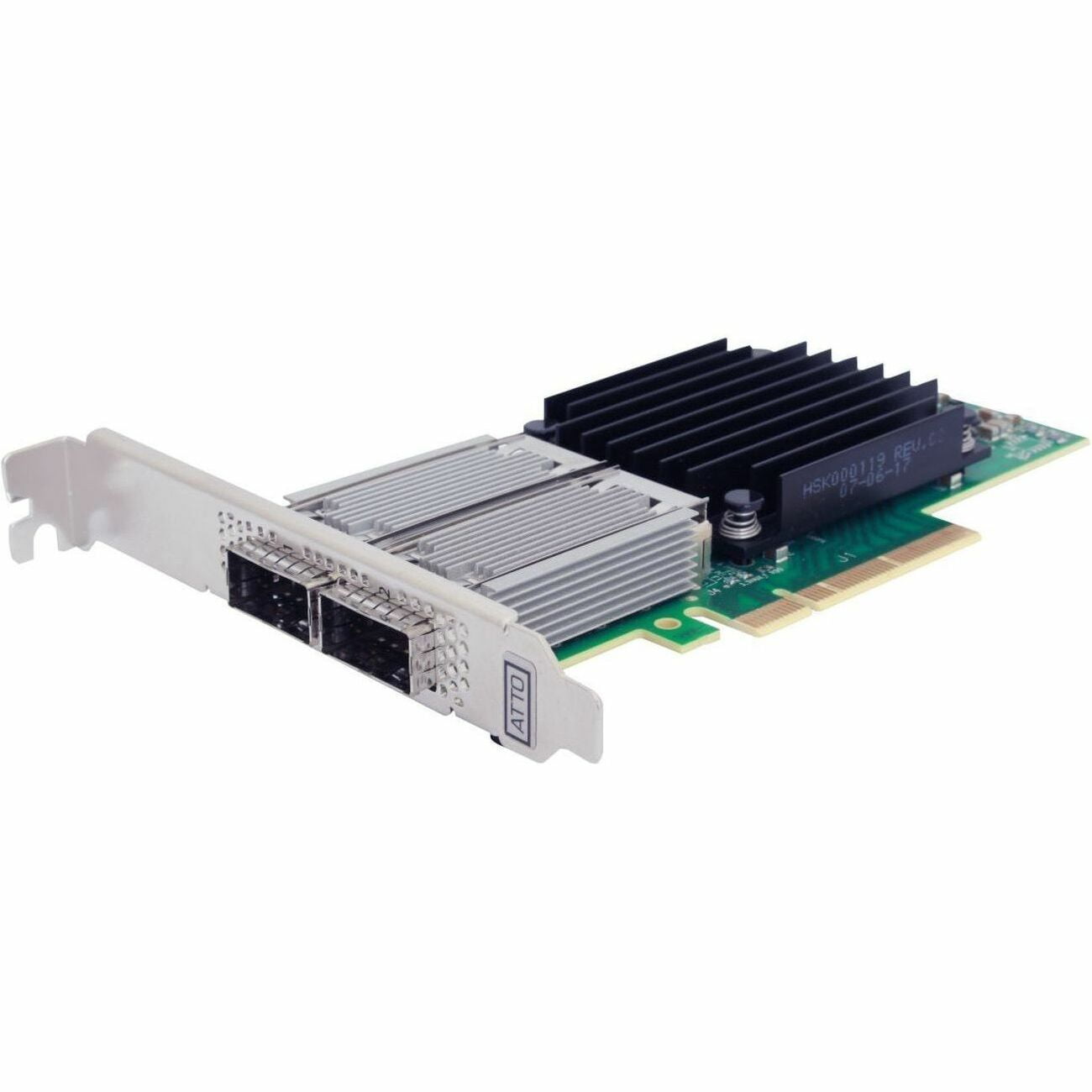 Atto Technology FFRM-N4T2-000 — Dual Channel 10GB Ex8 Low Profile PCIe Network Card