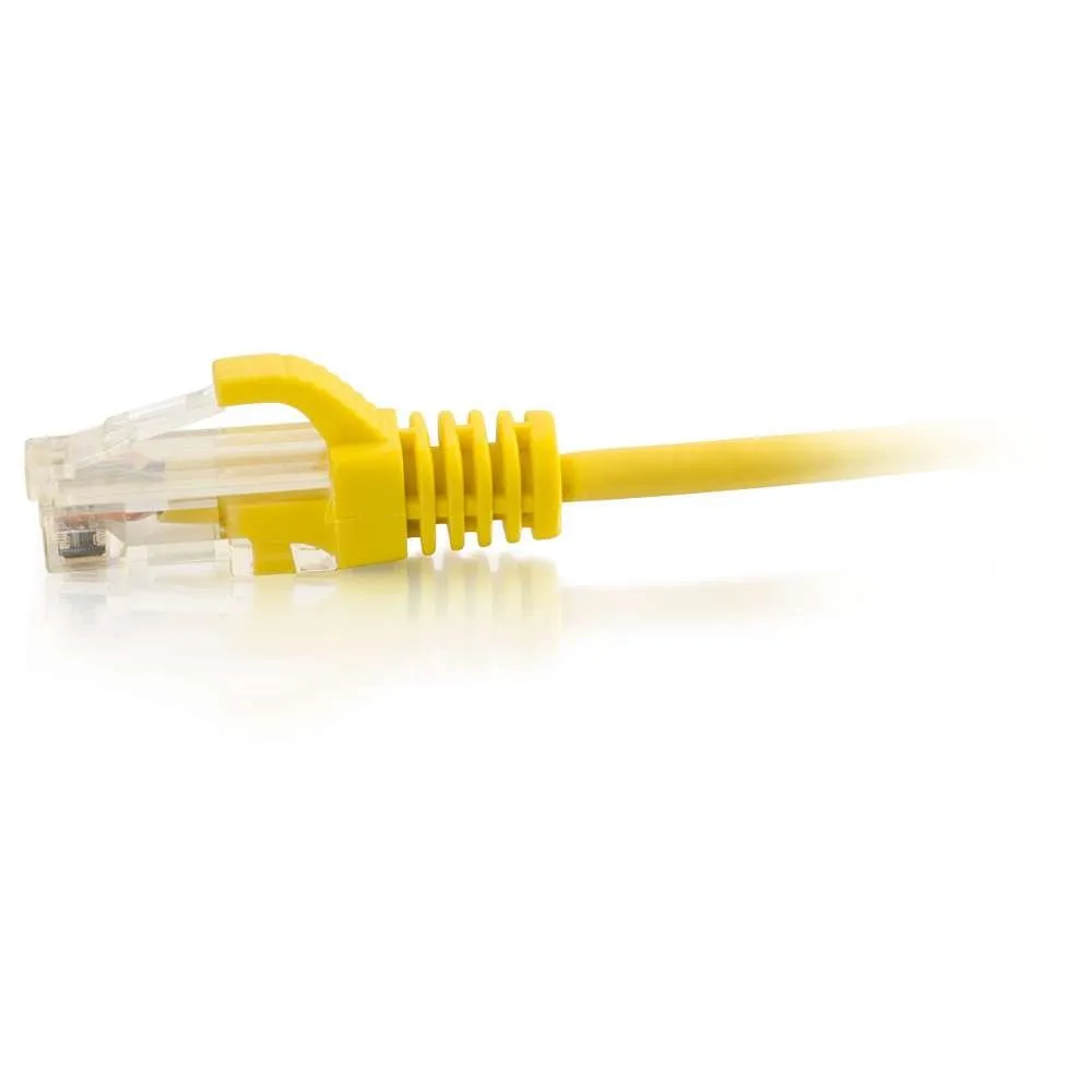C2G 01171 — 3FT/0.9M CAT6 CABLE UTP SLIM 28AWG YLW