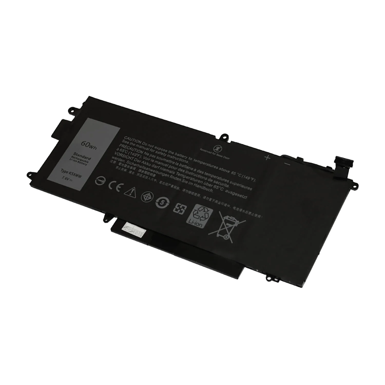DELL K5XWW — Latitude 60WHr Lithium-Ion Battery Replacement