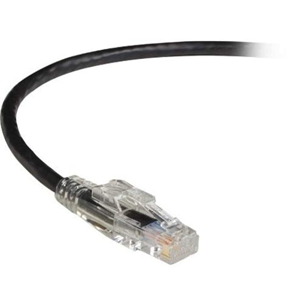 BLACK BOX CORPORATION C6PC80-BK-07 — CAT6 550-MHZ LOCKABLE SNAGLESS STRANDED ETHERNET PATCH CABLE - UNSHIELDED (UTP),