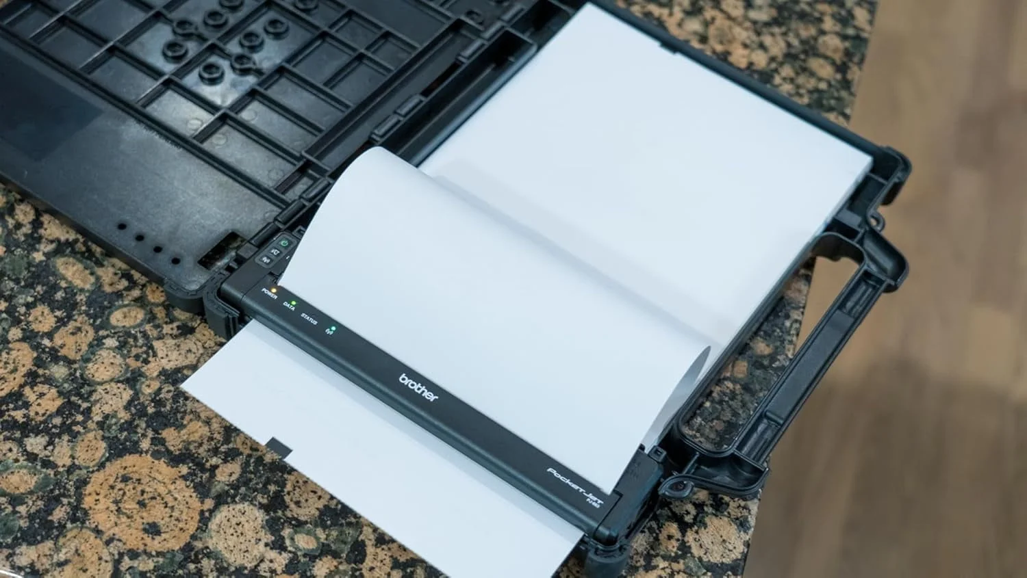 Brother LBX001001 — PREMIUM PAPER, DIRECT THERMAL, 8.5INX11IN FANFOLD SHEET WITH BLACK MARK, 100 SHE