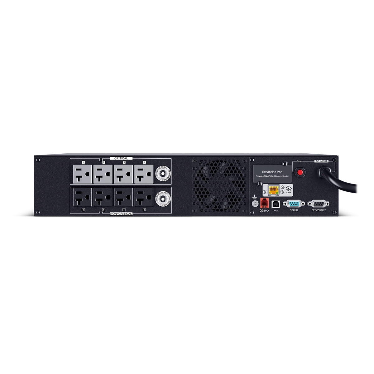 CyberPower PR2200RT2UC — 2200VA/2200W SINE WAVE UPS, 2U 8XNEMA 5-20R 10 CORD CLOUD