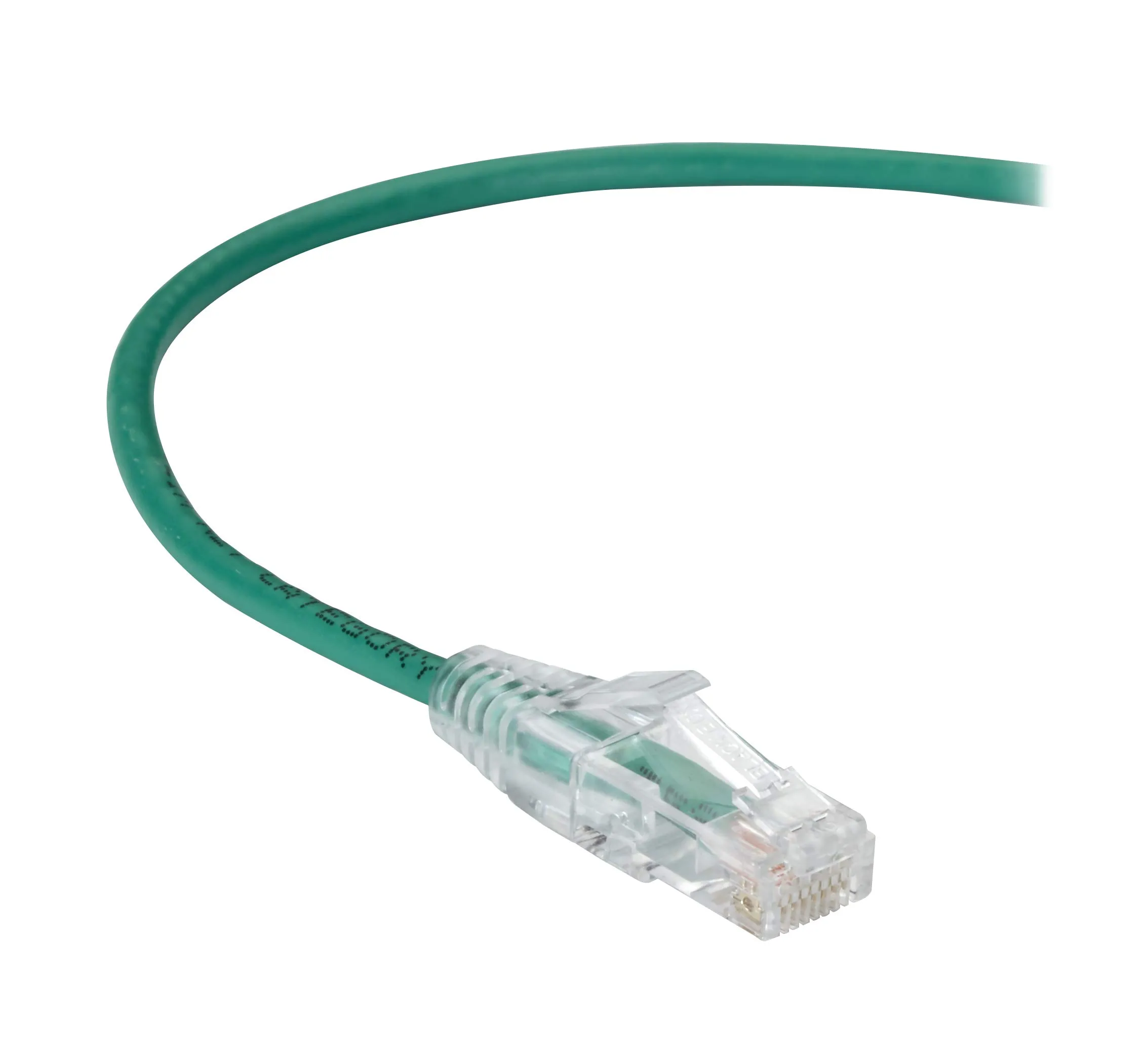 BLACK BOX CORPORATION C6PC28-GN-20 — BLACK BOX SLIM-NET CAT6 PATCH CABLES FEATURE A LOW-PROFILE DESIGN THAT SAVES SPA