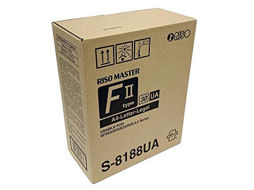 RISO S8188UA — RISOGRAPH S8188UA 2 PACK 227MM X 109M MASTER FOR USE IN EZ/RZ/MZ LTR