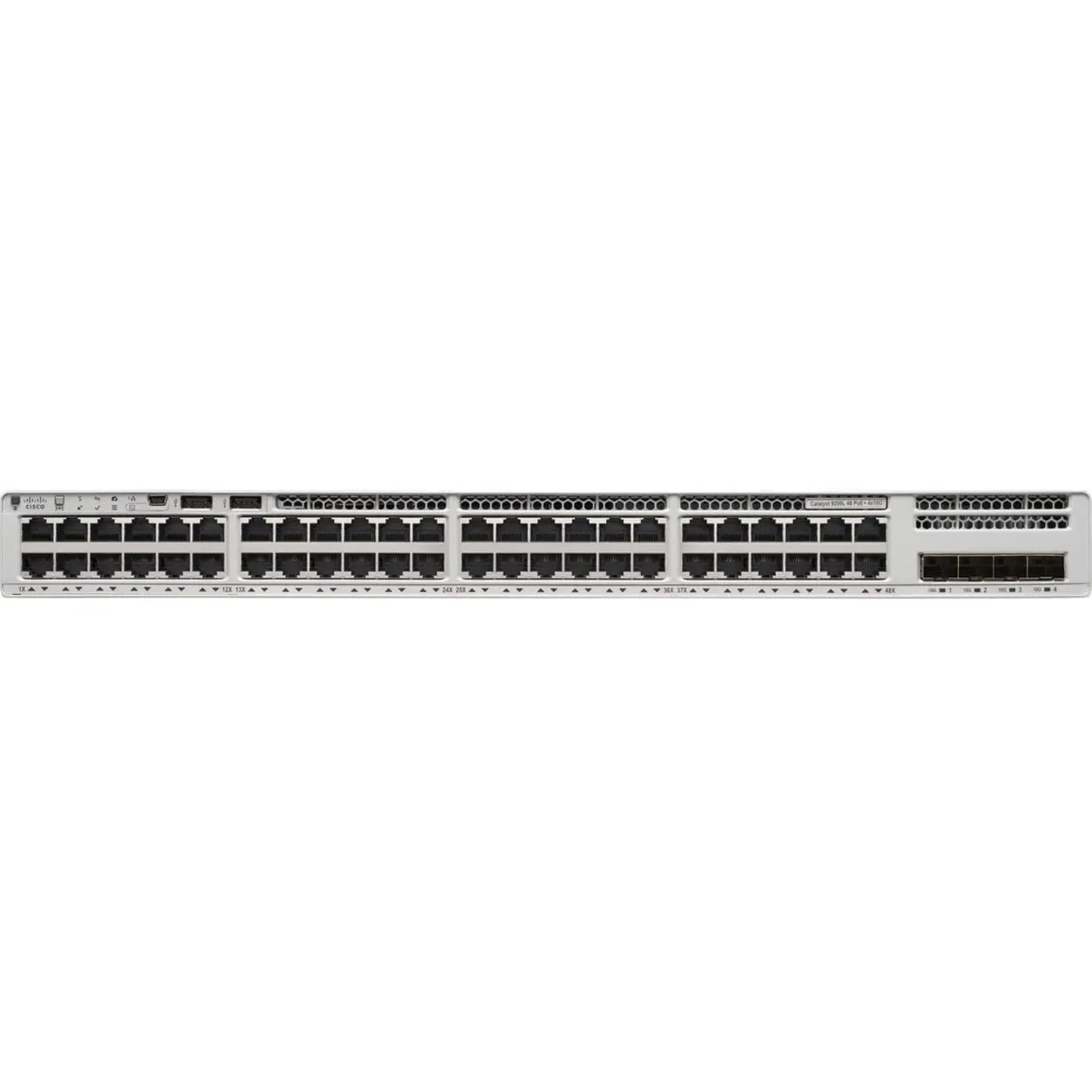Cisco C9200L-48PL-4GE-RF — CATLYST9200L48-PORTPARTALPOE+,4X1G,NWESSENTLS REMANUFACTURED