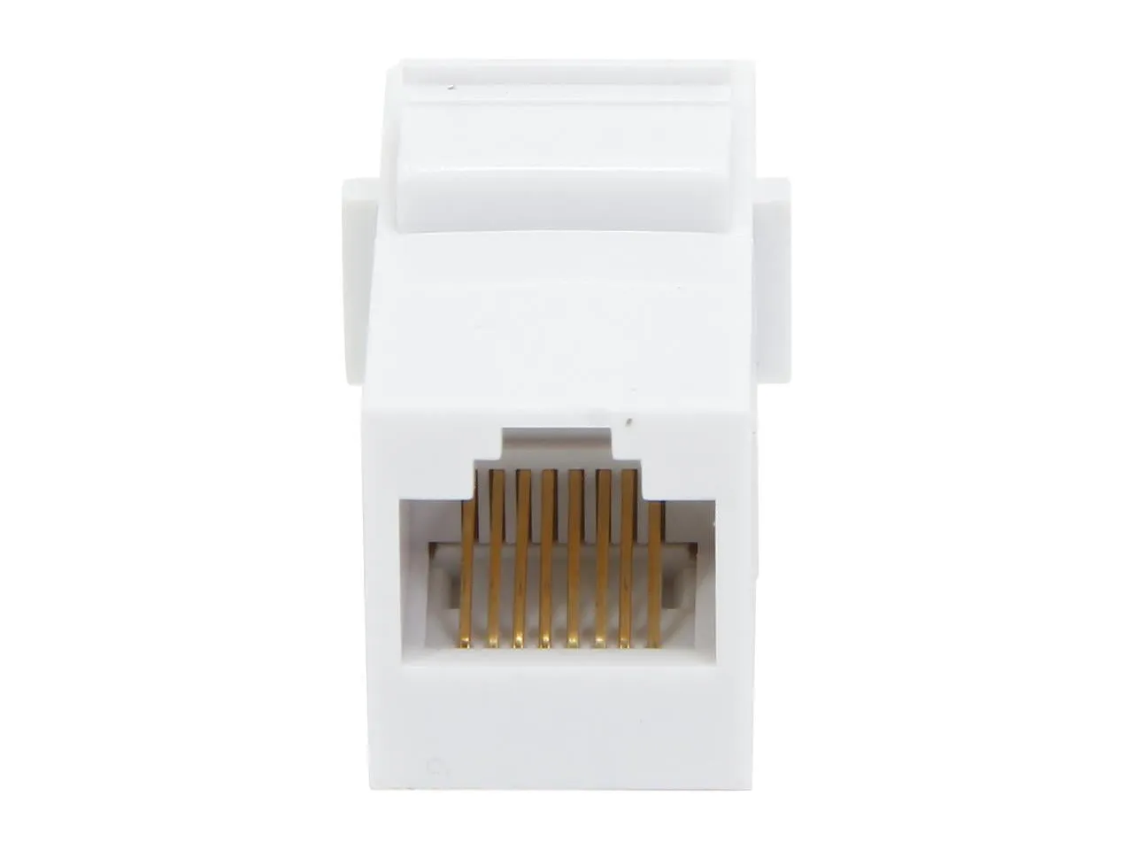 C2G 03677 — RJ45 8P8C KEYSTONE INSERT COUPLER WHT