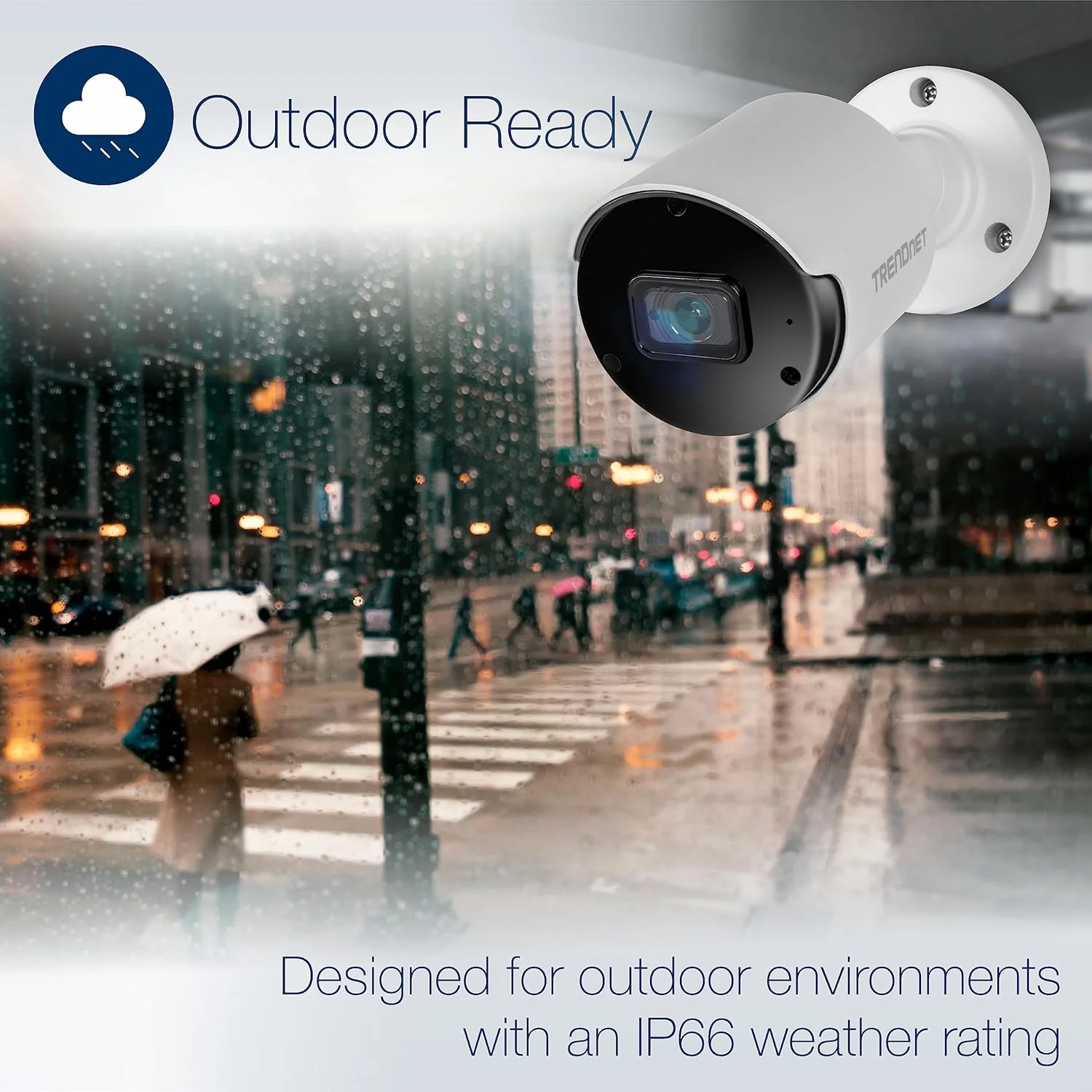 TRENDNET TV-IP1514PI — 5MP Outdoor Network Camera with POE and IR Night Vision