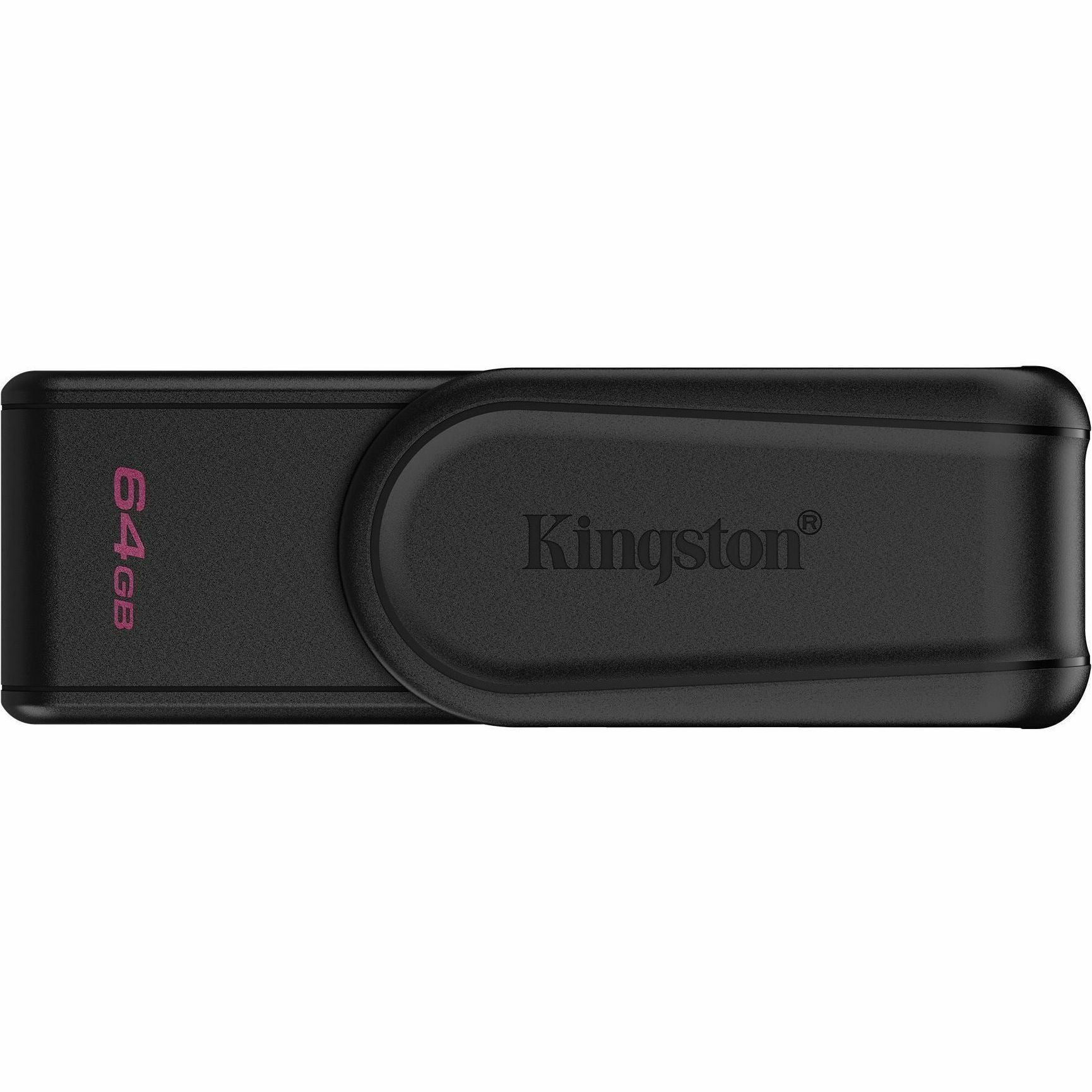 KINGSTON DTXS/64GB — 64GB PORTABLE USB 3.2 GEN 1 DATATRAVELER EXODIA S (BLACK/BLACK)
