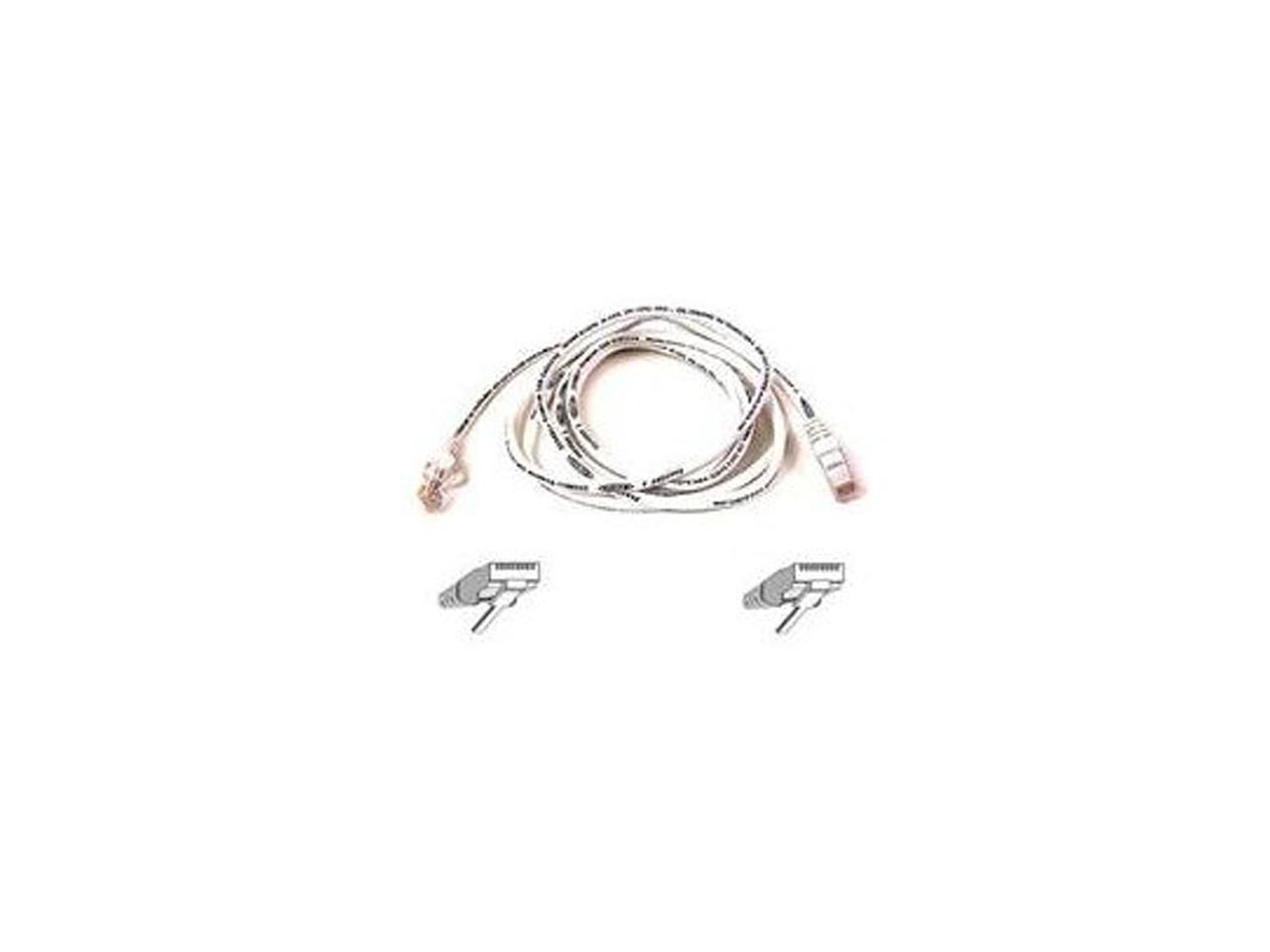 Belkin A3L980-15-WHT-S — PATCH CABLE - UNSHIELDED TWISTED PAIR (UTP) - MALE LEFT GENDER - MALE RIGHT GEND