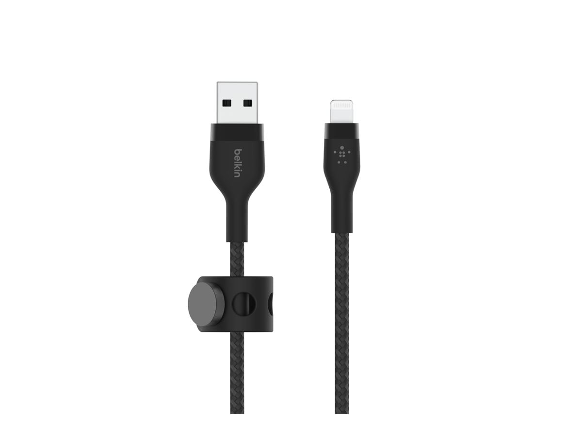 Belkin CAA010BT1MBK — USB-A TO LTG, BRAID SIL, 1M, BLK