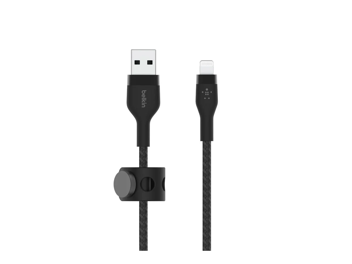Belkin CAA010BT1MBK — USB-A TO LTG, BRAID SIL, 1M, BLK