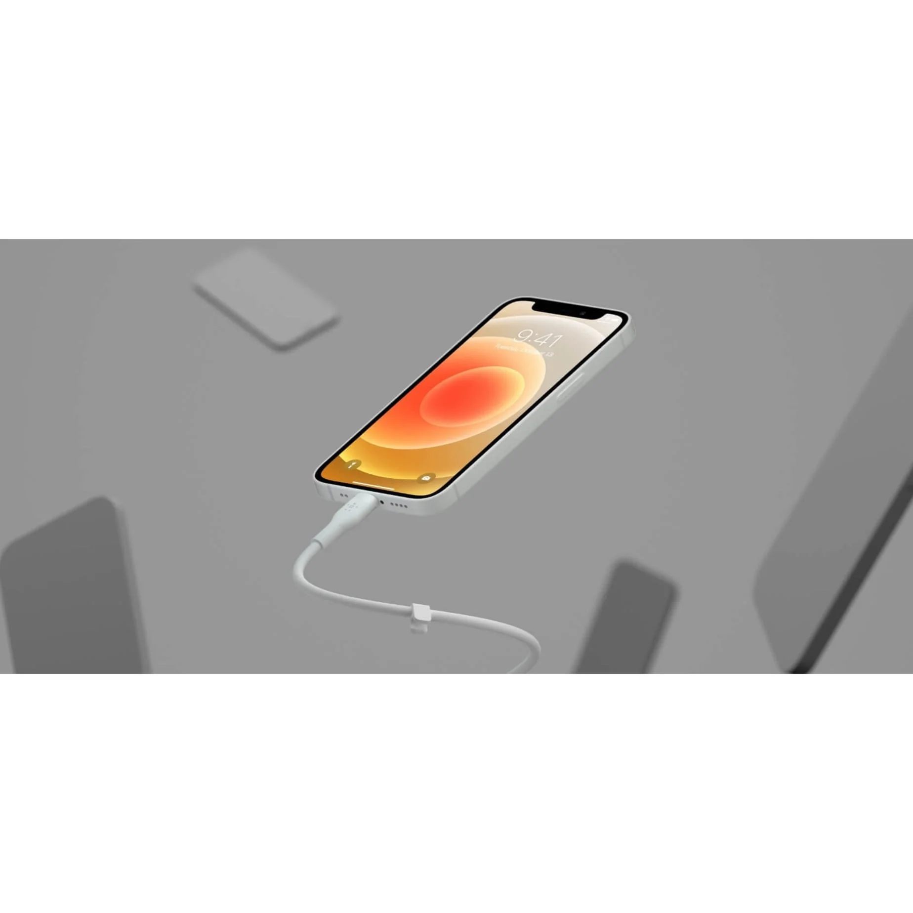 Belkin CAA008BT2MWH — USB-A TO LTG, SILICONE, 2M, WHT