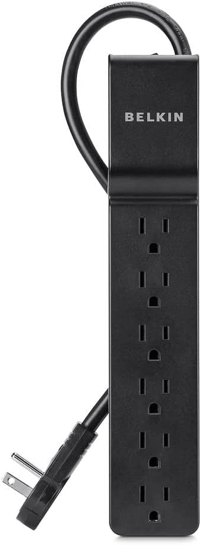 Belkin BSE600-06BLK-3P — SURGE,PRT,6OT,360,720J,$15K,6 ,BLACK,3PK