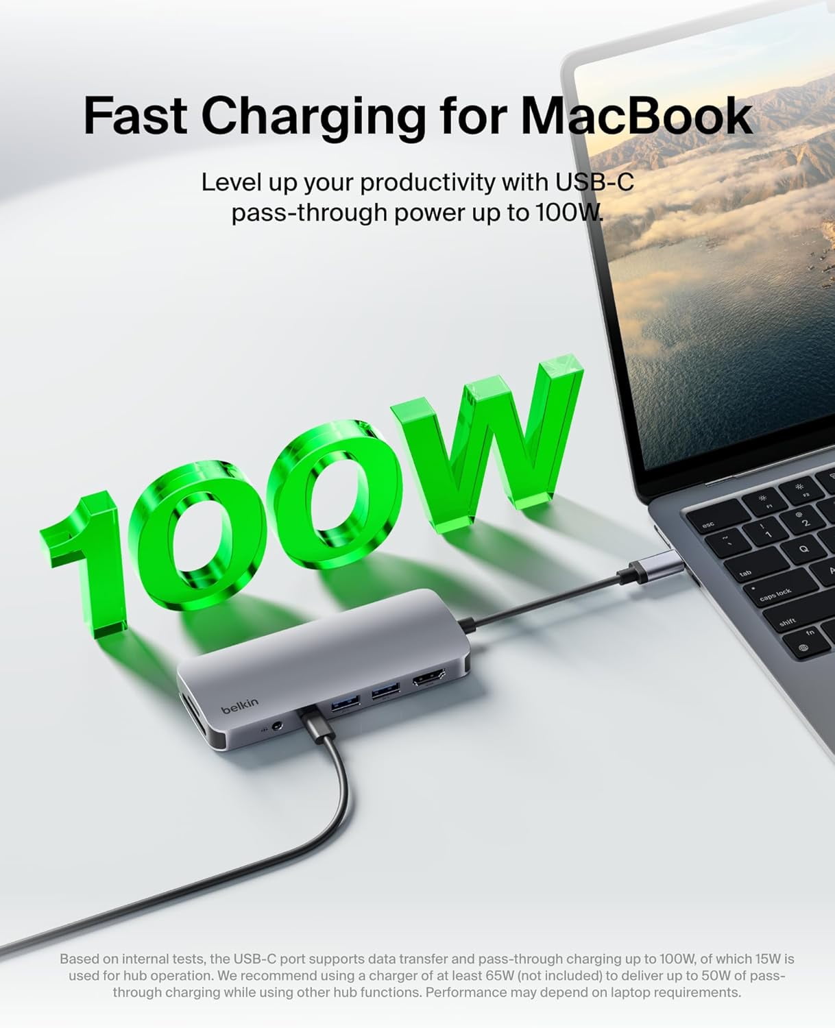 Belkin AVC009FQSGY-V2 — USB-C 7-IN-1 MULTIPORT HUB 4K60