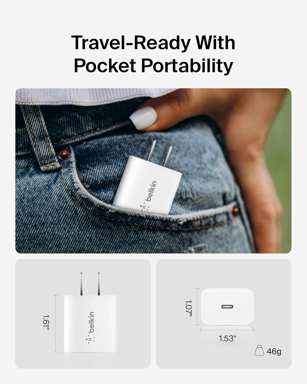 Belkin BBC005-WH — BBC005-WH - VOLTAGE OUTPUT 5V / 3A,9V / 2.23A, 12V / 1.67A, - WALL CHARGER - 100