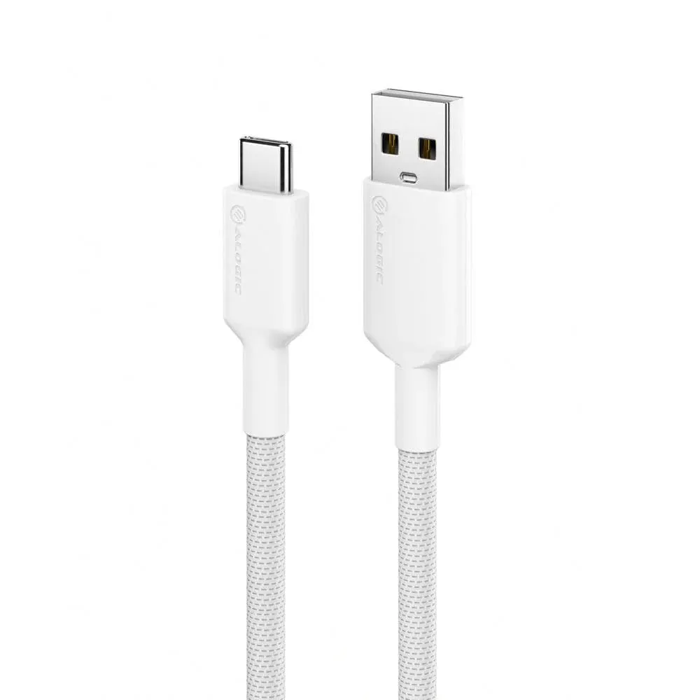 ALOGIC ELPCA201-WH — ALOGIC ELEMENTS PRO USB-C TO USB-A CABLE - MALE TO MALE - 1M - WHITE