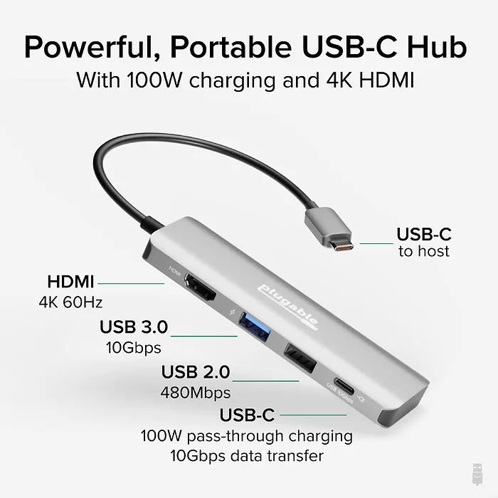 Plugable Technologies-USBC-4IN1