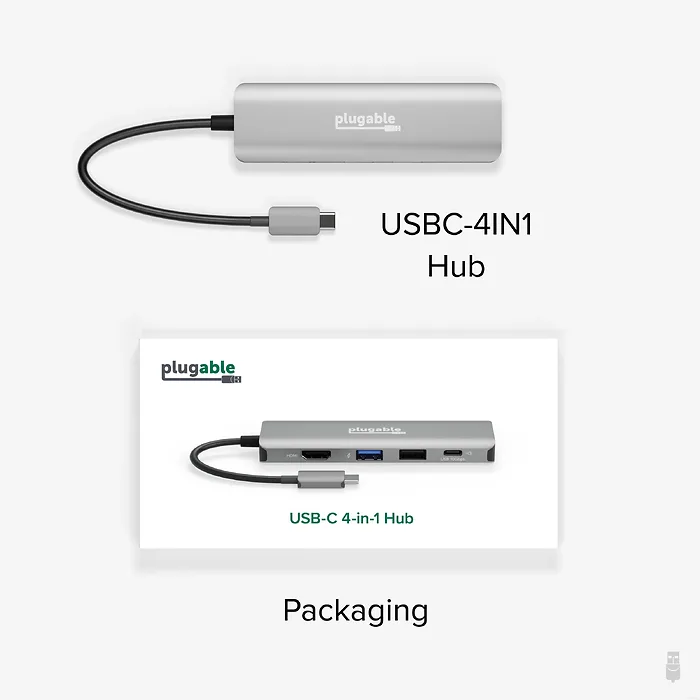 Plugable Technologies-USBC-4IN1