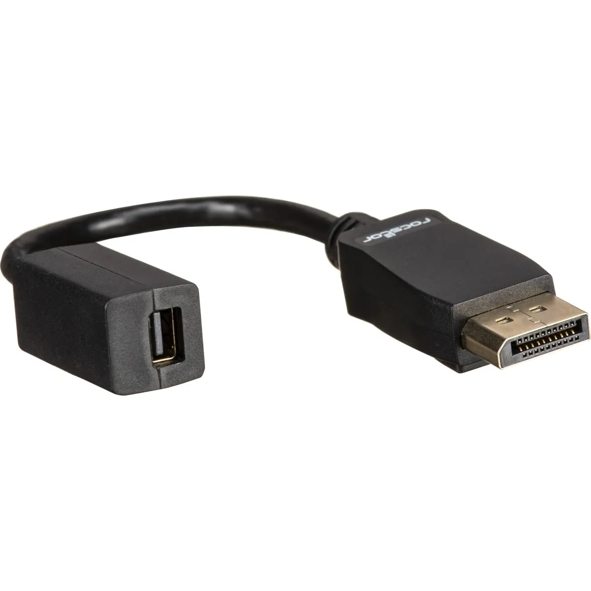 ROCSTOR Y10C270-B1 — PREMIUM 6IN DISPLAYPORT TO MINI DISPLAYPORT CABLE ADAPTER 2560 X 1600 - FOR A/V