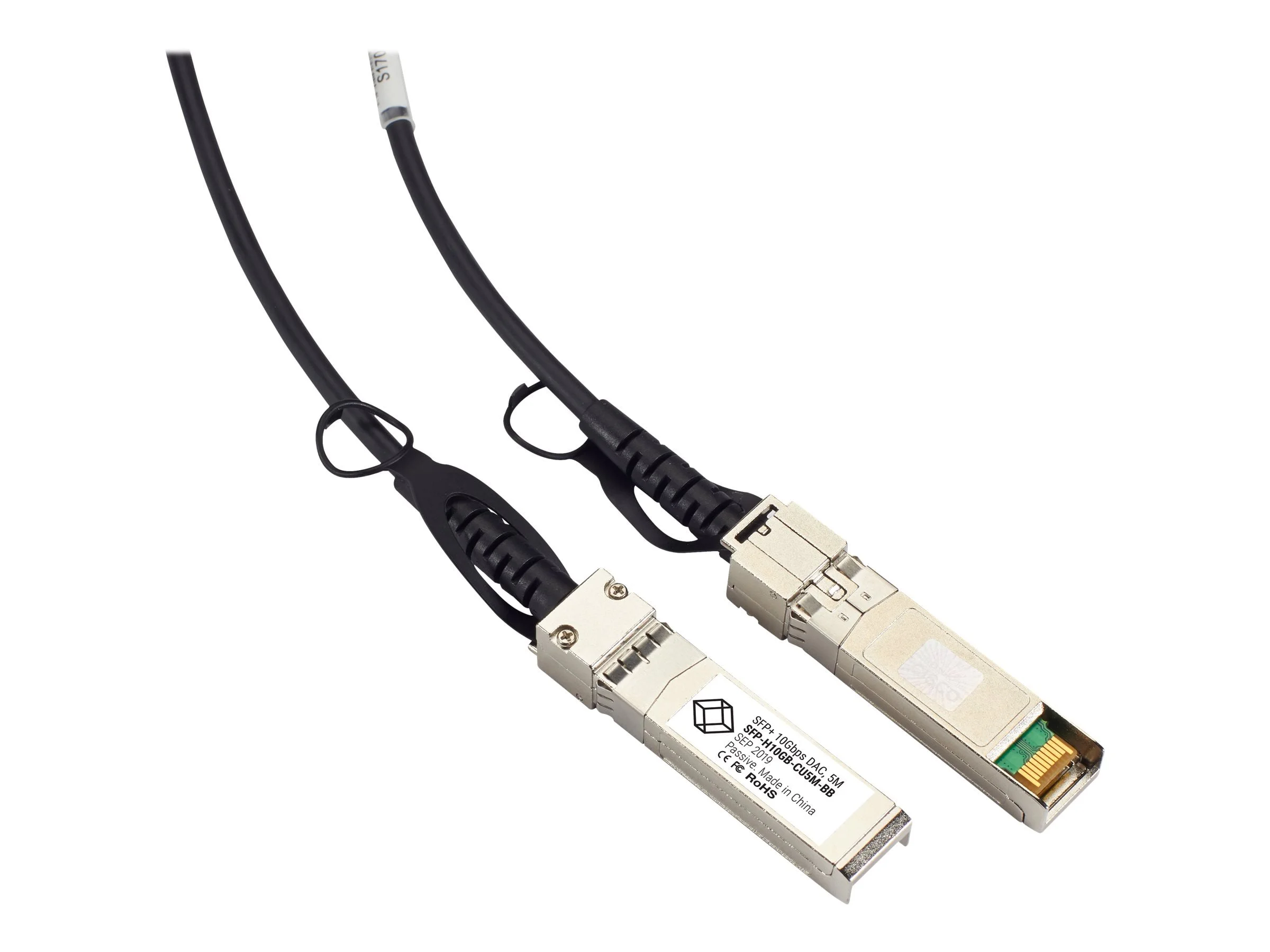 BLACK BOX CORPORATION SFP-H10GB-CU50CM-BB — BLACK BOX SFP+ DIRECT ATTACH CABLES PROVIDE PREMIUM, ERROR-FREE PERFORMANCE FOR