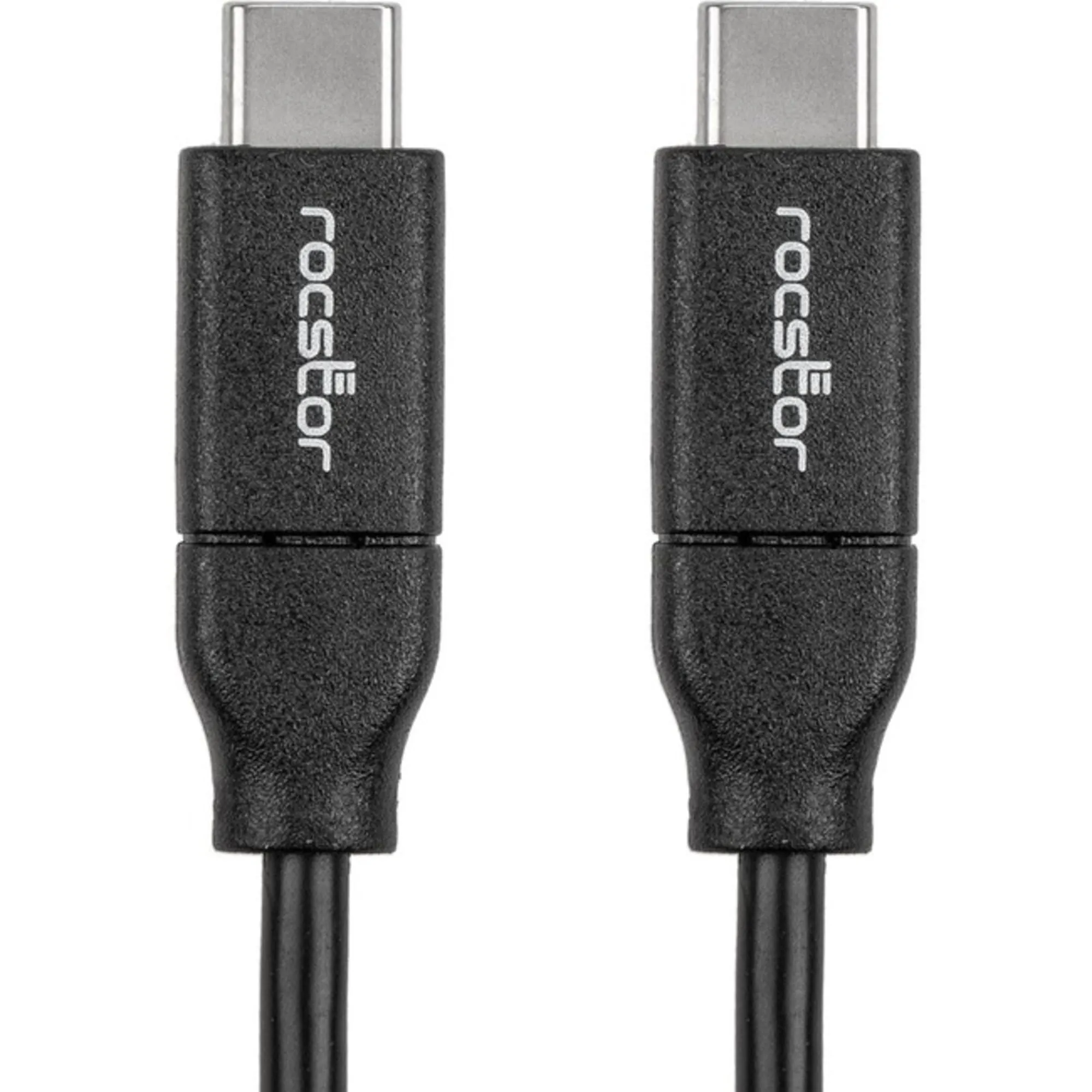ROCSTOR Y10C499-W1 — PREMIUM USB-C CHARGING CABLE M/M-6.5 FT (1.2M) - CHARGE & SYNC-240W PD-HEAVY DUT
