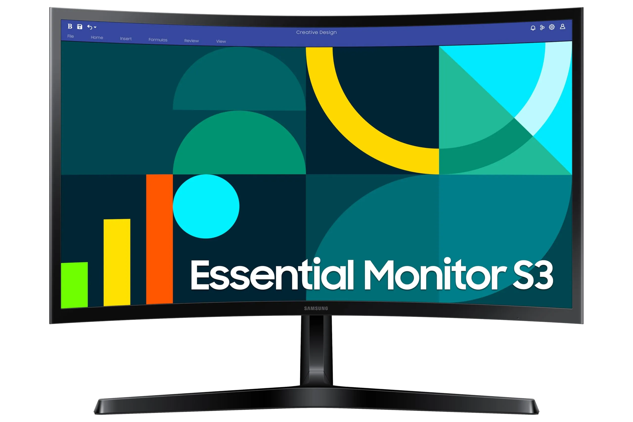 SAMSUNG LS24D368GANXZA — 24 Inch FHD Curved Monitor - 100Hz Refresh Rate