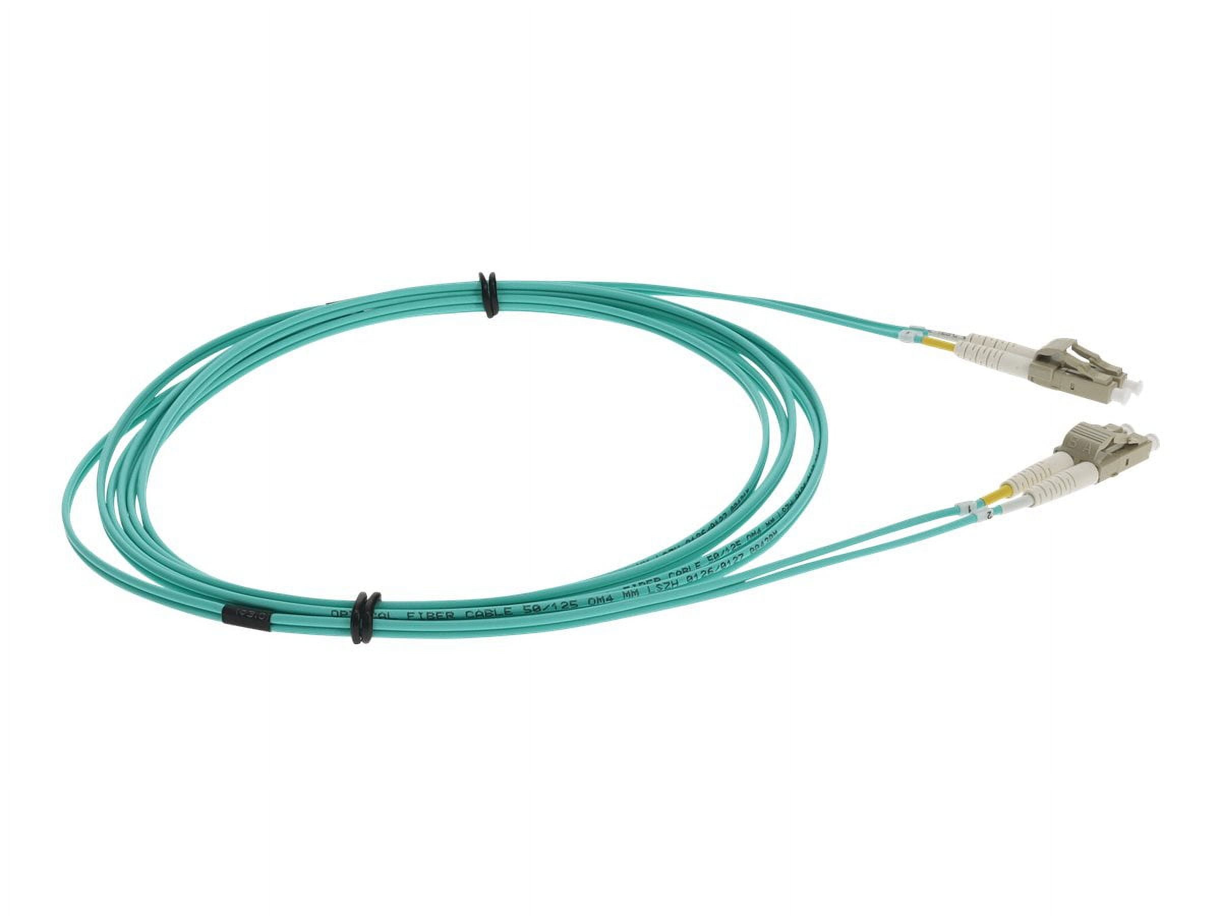 ADDON ADD-LC-LC-2M5OM4LZ — ADDON 2M LC TO LC AQUA OM4 DUPLEX LSZH FIBER PATCH CABLE