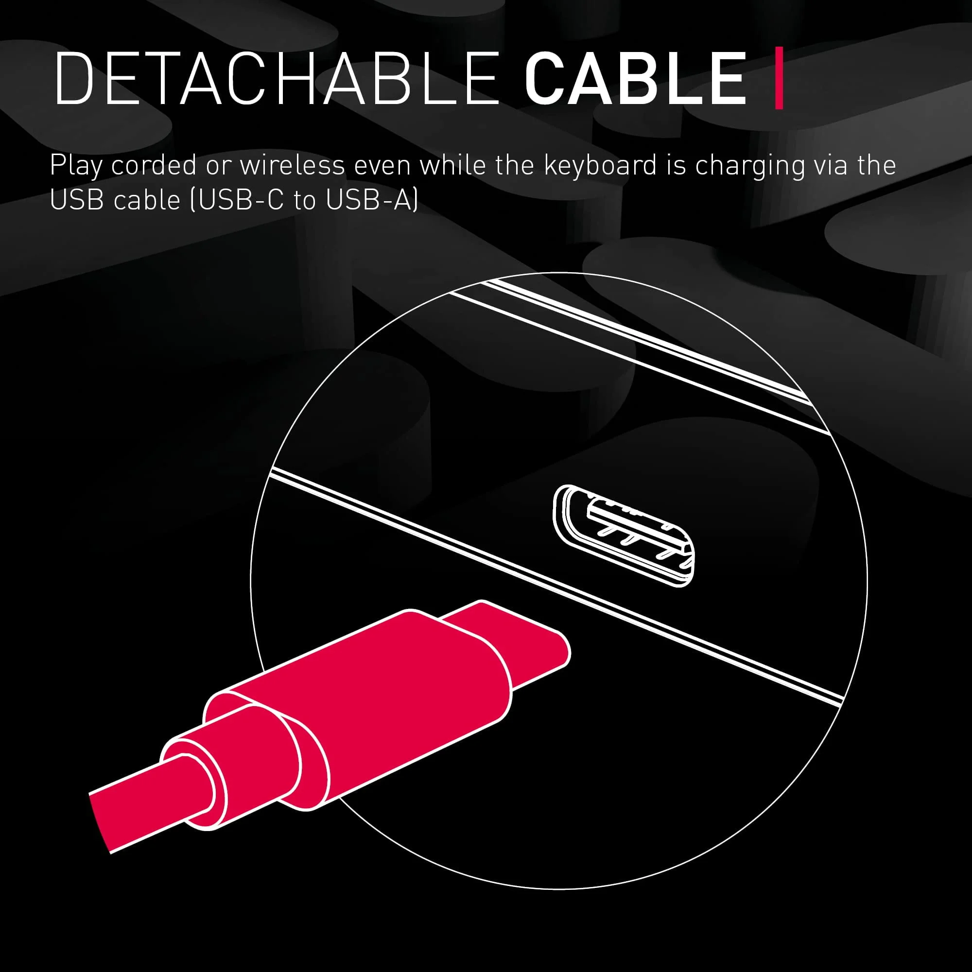 Cherry G80-3882LYAUS-2 — CHERRY BLACK WIRED COMPACT KEYBOARD