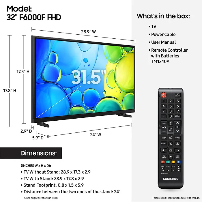 SAMSUNG-UN32F6000FFXZA