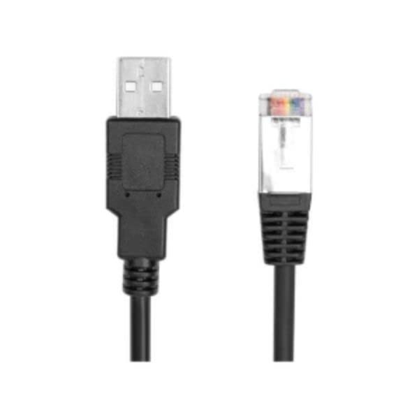ROCSTOR Y10C280-B1 — USB CONSOLE CABLE 6FT (1.8M) - USB TO RJ45 ROLLOVER CABLE - FIRST END: 1X 4-PIN
