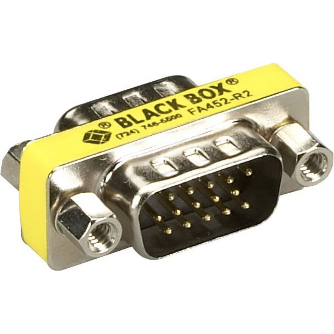 BLACK BOX CORPORATION FA452-R2 — GENDER CHANGER - DB15HD MALE/DB15HD MALE