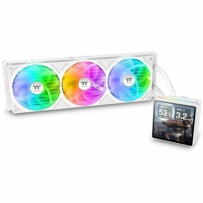 Thermaltake CL-W476-PL12SW-A — TH360 V3 Ultra White AIO Cooler