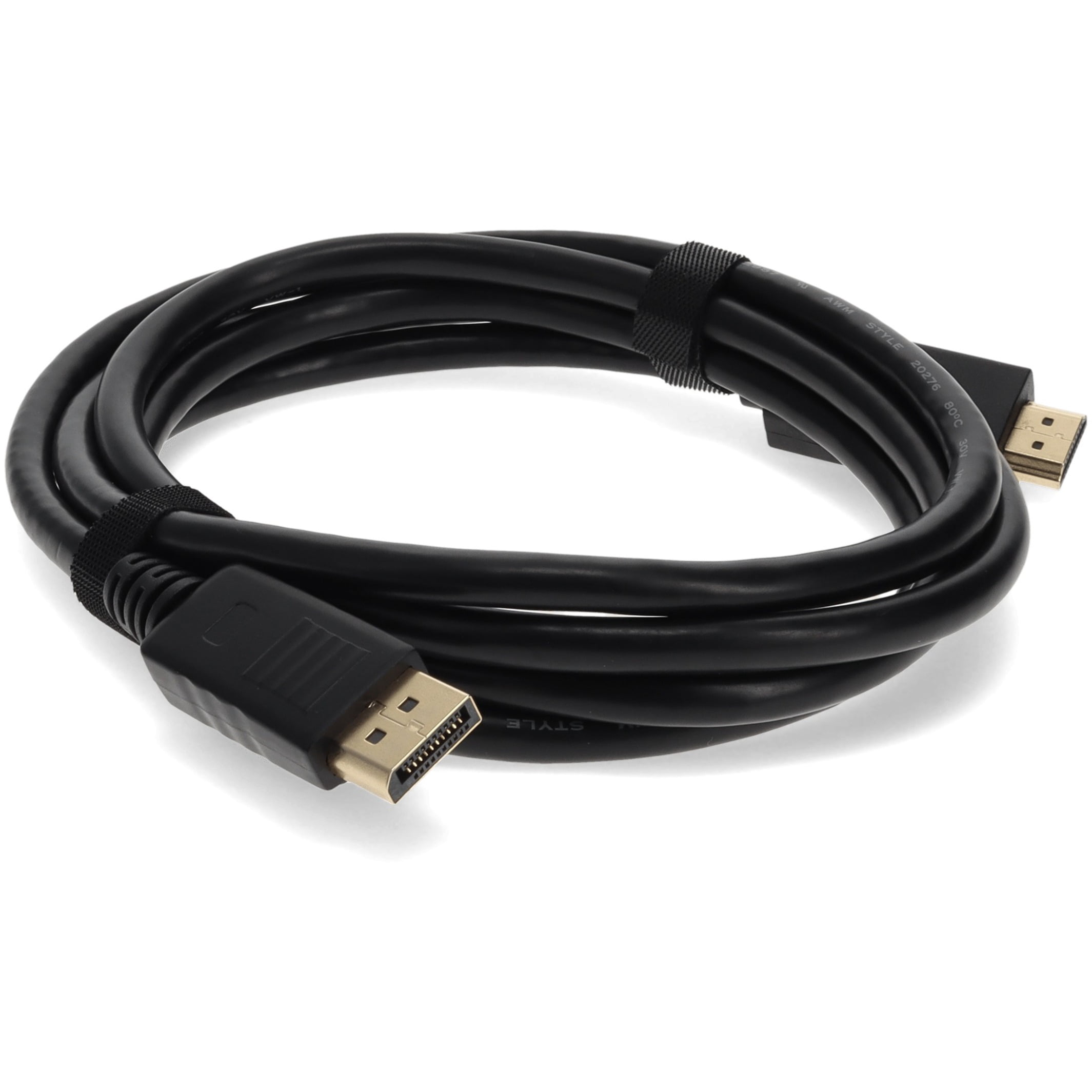 ADDON DISPORT2HDMIMM6F — ADDON 6FT DISPLAYPORT TO HDMI MALE TO MALE CABLE