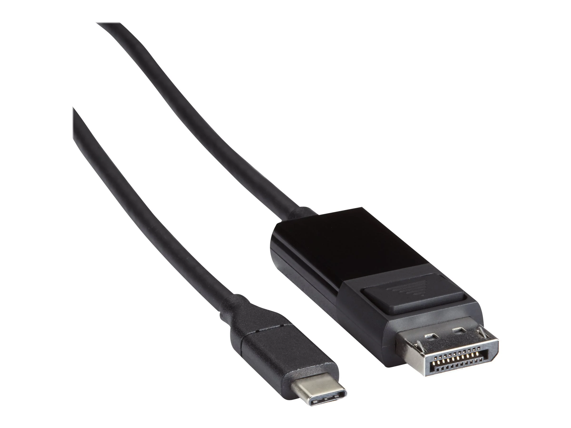 BLACK BOX CORPORATION VA-USBC31-DP12-003 — USB-C ADAPTER CABLE - USB-C TO DISPLAYPORT ADAPTER, 4K60, DP 1.2 ALT MODE, 3-FT.