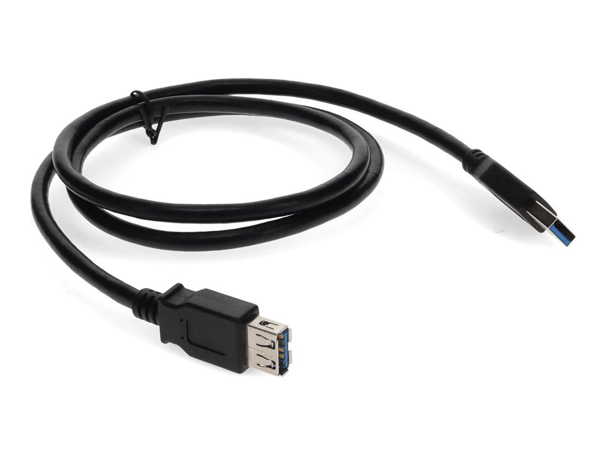 ADDON USB3EXTAA15-AO — ADDON 15FT USB 3.0 (A) MALE TO FEMALE BLACK CABL
