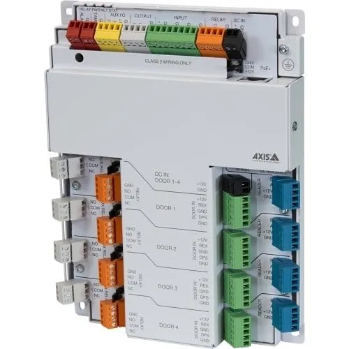 Axis Communications 03078-001 — THIS COMPACT, COST-EFFICIENT DOOR CONTROLLER GIVES YOU FULL CONTROL FOR UP TO FO