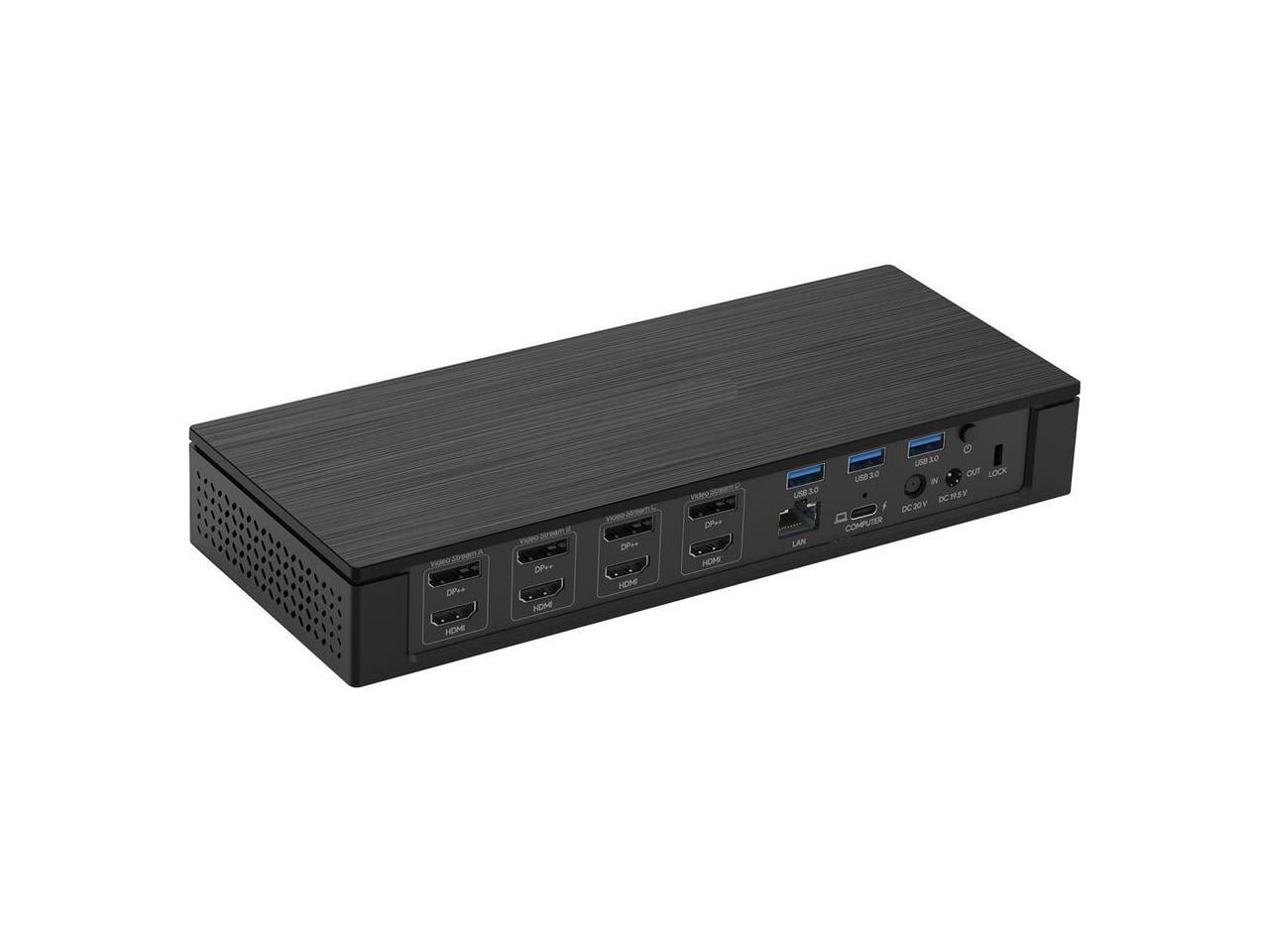 4XEM 4XUG69PD10 — USB-C Ultra Quad 4K Docking Station with Power Delivery