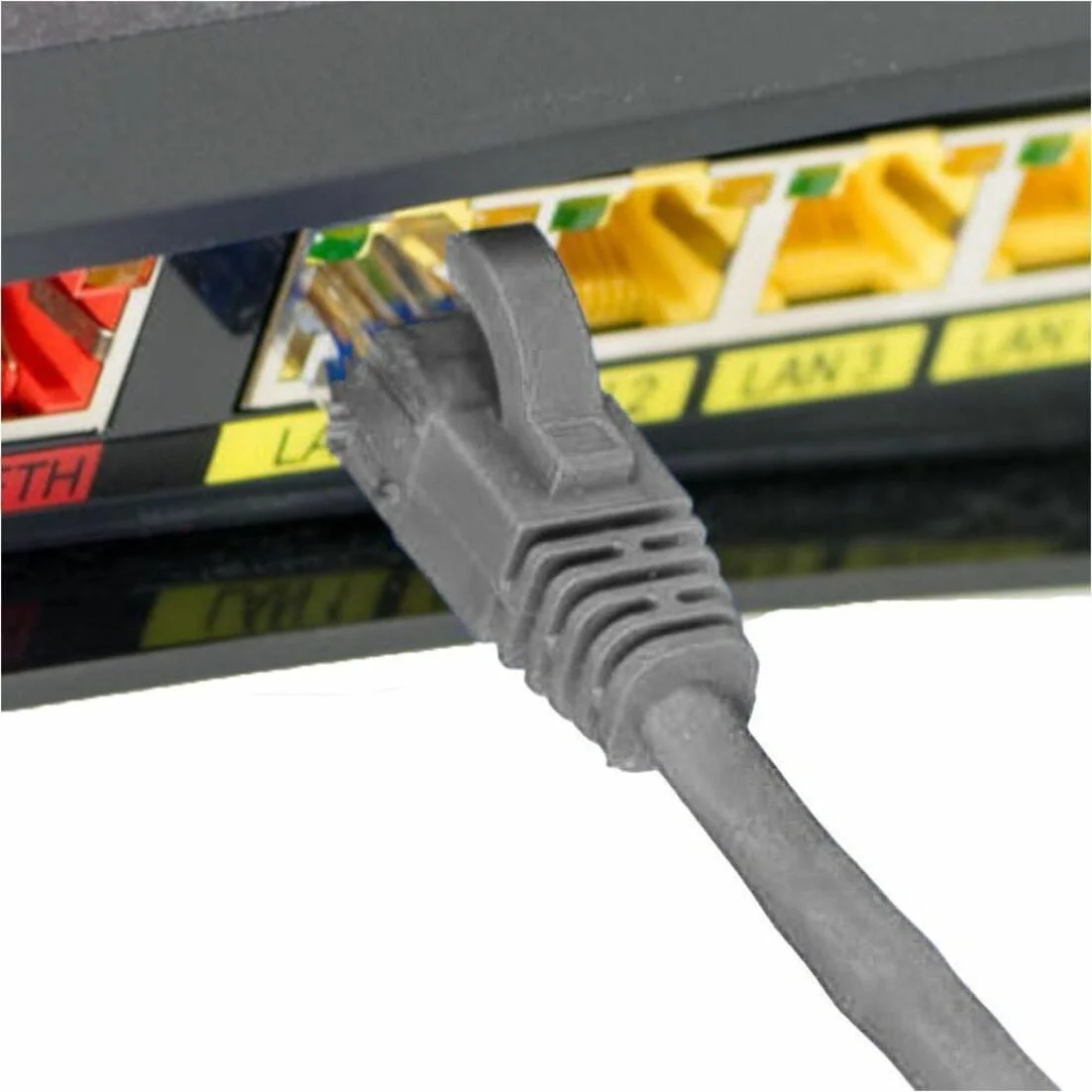 4XEM 4XC6PATCH10GR — 10FT Grey CAT6 Molded Ethernet Patch Cable