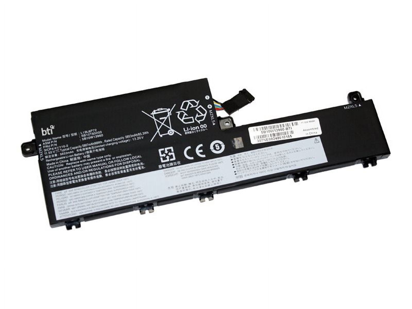 BATTERY TECHNOLOGY 5B10W13960-BTI — BATT THINKPAD P15V GEN 1 20TQ P15V GEN 1